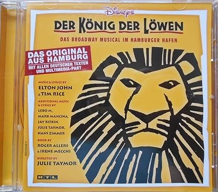 CD Musical-Soundtrack König der Löwen