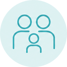 Familie mit Kindern