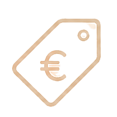 Icon Preisschild gold